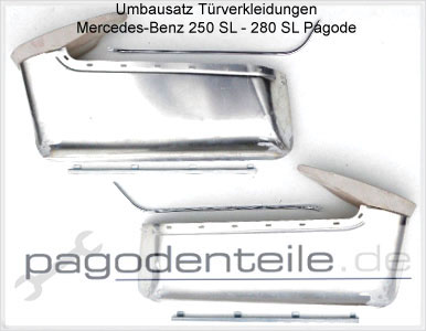 Umbausatz Tuerverkleidungen Mercedes Pagode W 113 